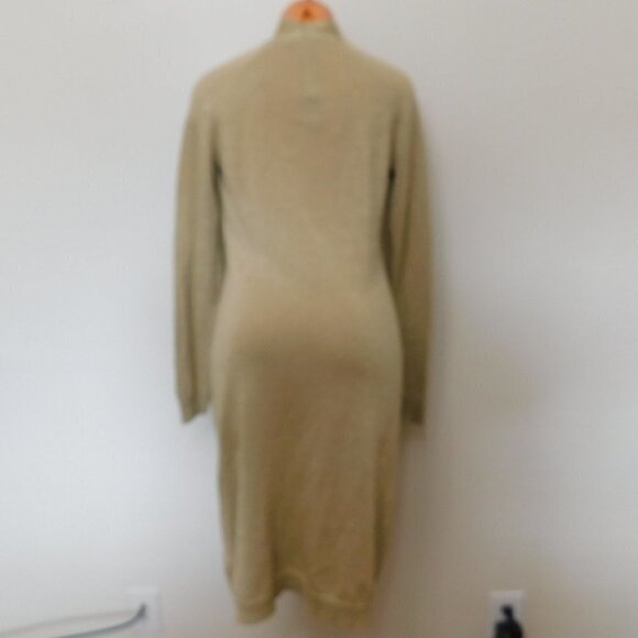 𝅺A96 Michael Kors Twist-neck Metallic Sweaterdress - Picture 3 of 3